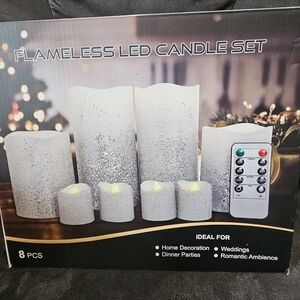 Flameless LED Candle Set with Remote